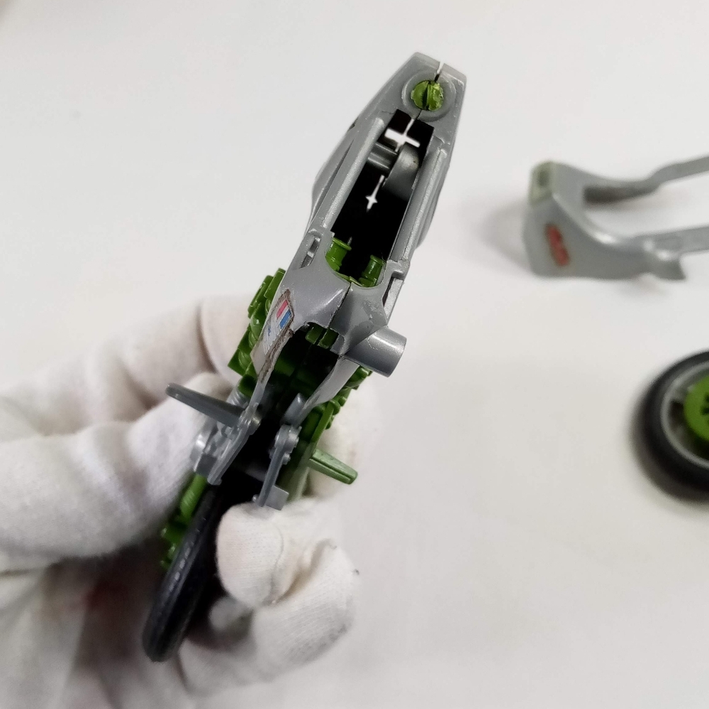 1985 Hasbro GI Joe Silver Mirage Motorcycle With Original Blueprint - Picture 7 of 14